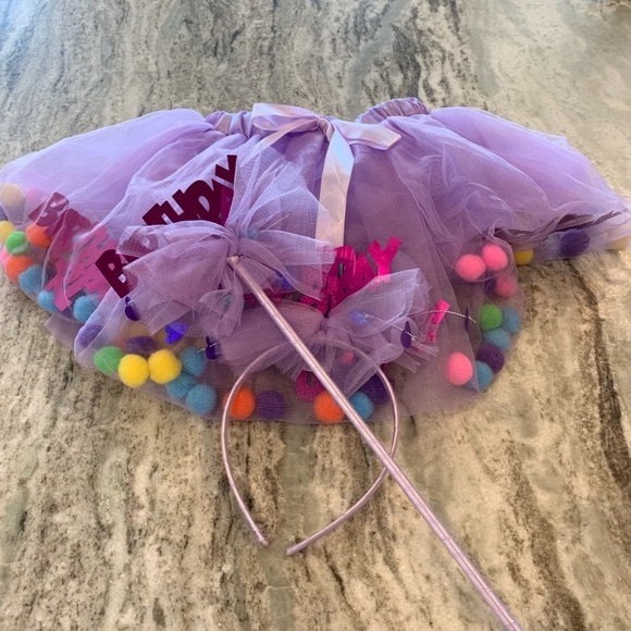 Other - Princess Expressions Happy Birthday Tutu Set